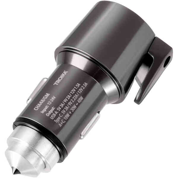 TROIKA USB Multifunction Car Charger Road Charge 48