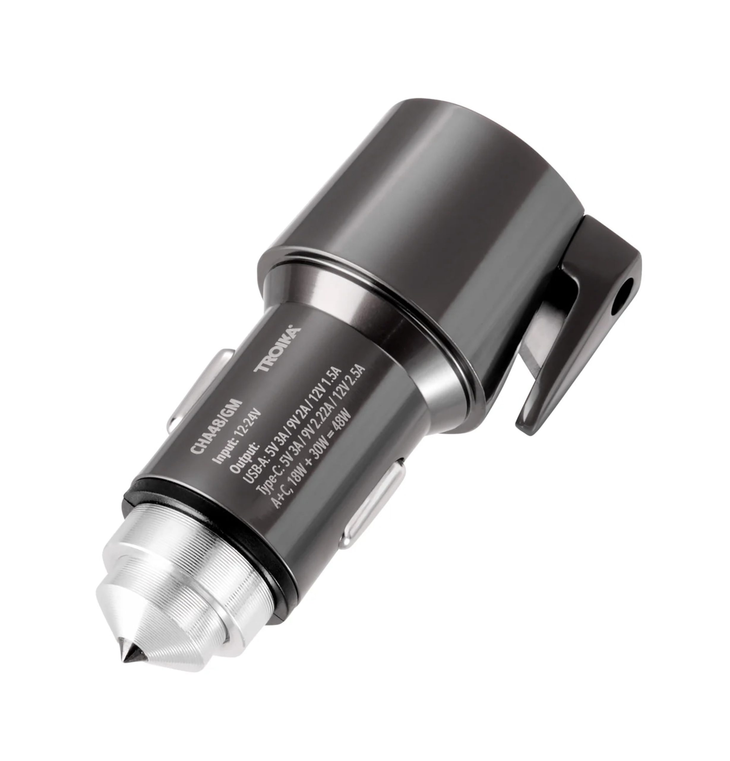 TROIKA USB Multifunction Car Charger Road Charge 48