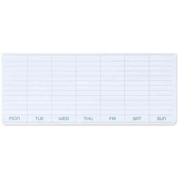 Sticky Memo Pad Weekly White