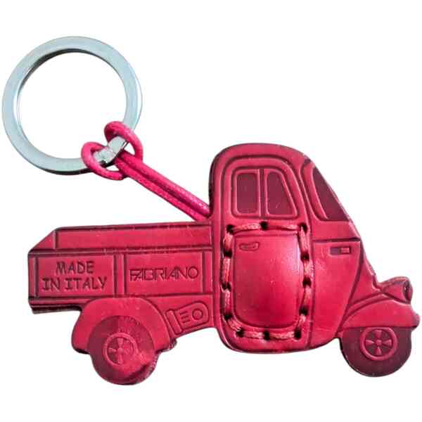 Happy Keyring Truck Red