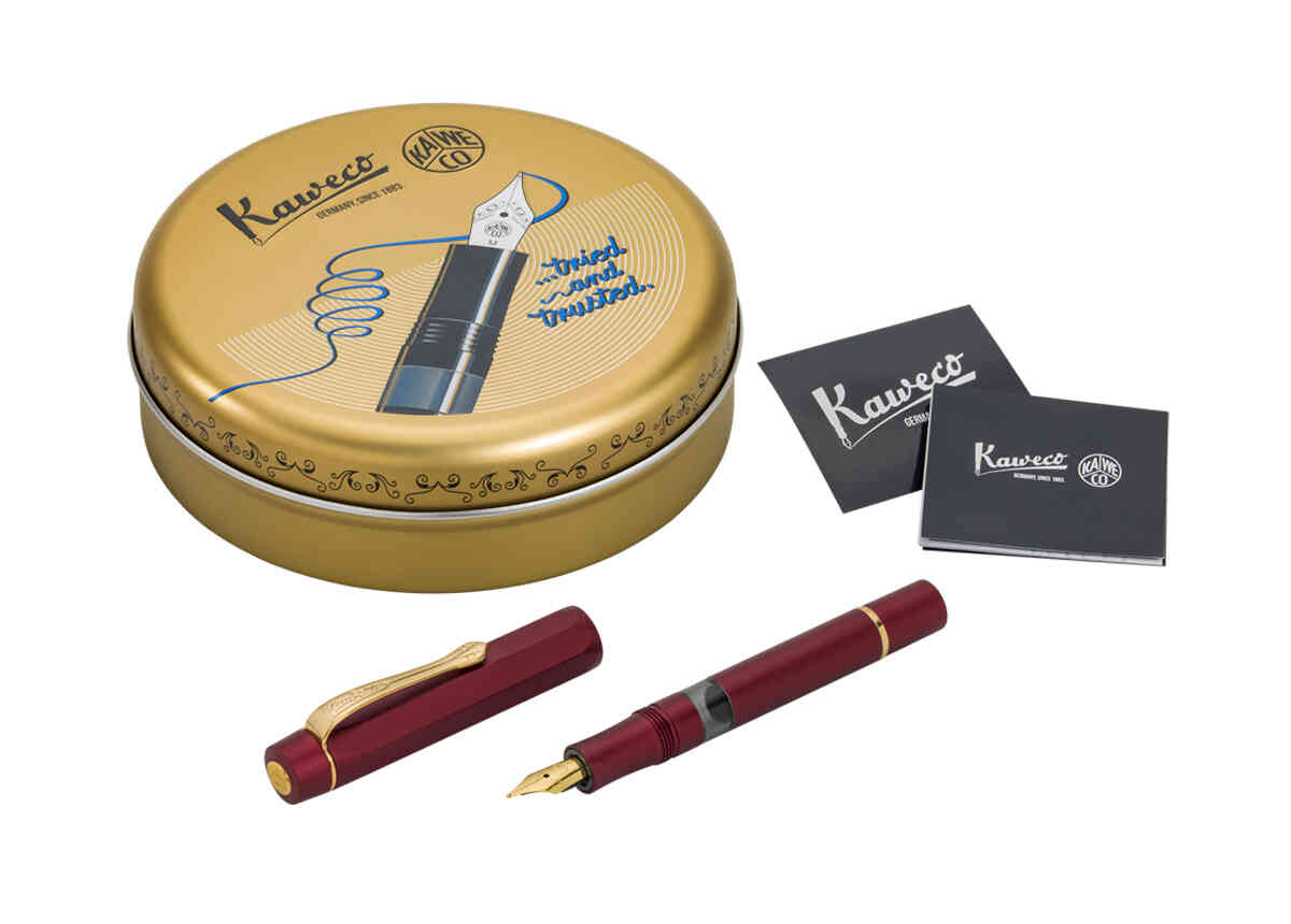 Kaweco PISTON SPORT AL Solo Bordeaux/Gold B - Bild 11
