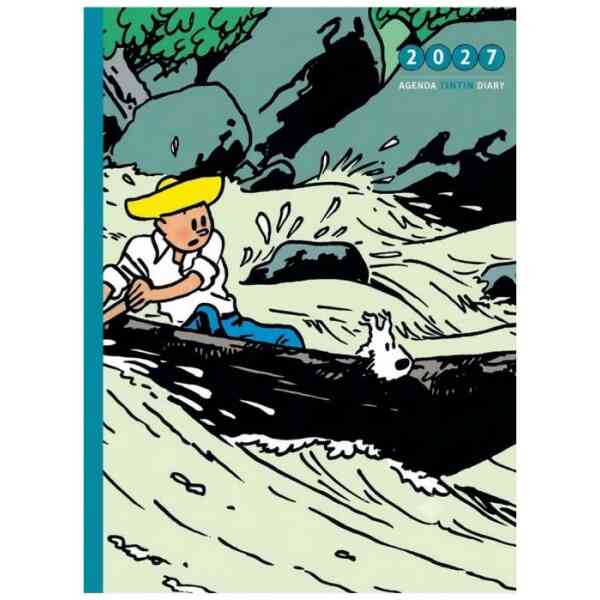 Tintin kalender 2027 15 x 21 CM Tintin Desk Diary